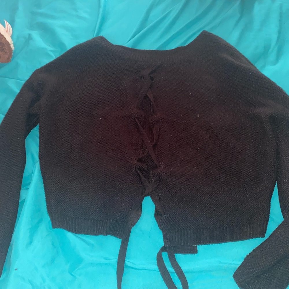 Black Knit Sweater